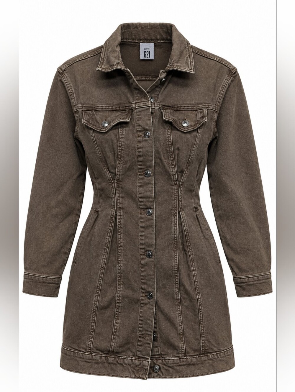 Women's Brown Denim Jacket